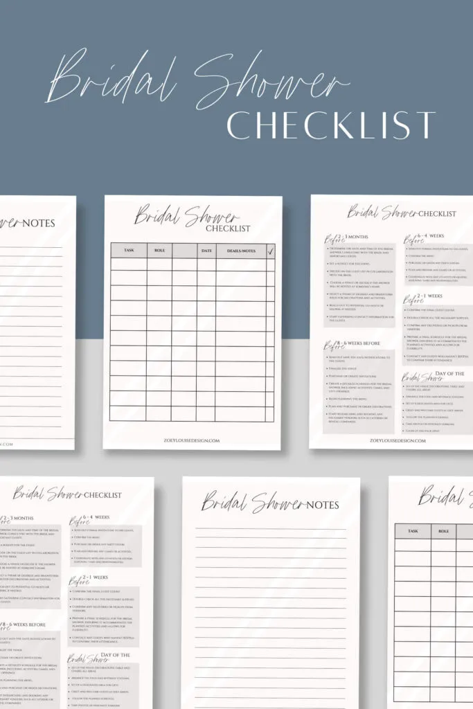 Bridal Shower Planner